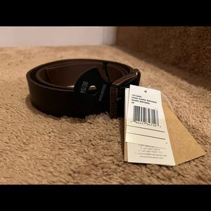 Birkenstock Ohio brown leather belt 38”